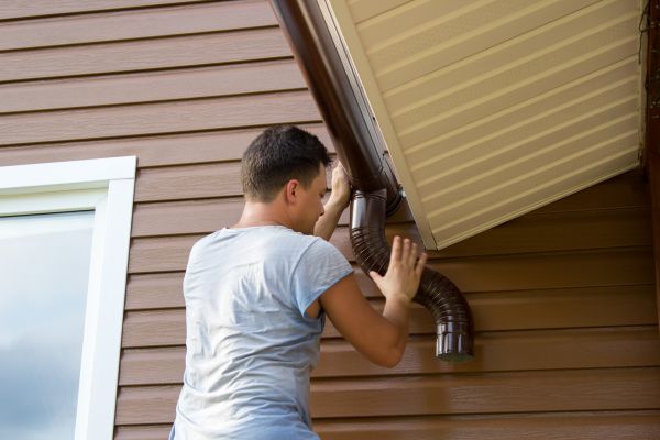 Porch Gutter Repair in Sunbury
