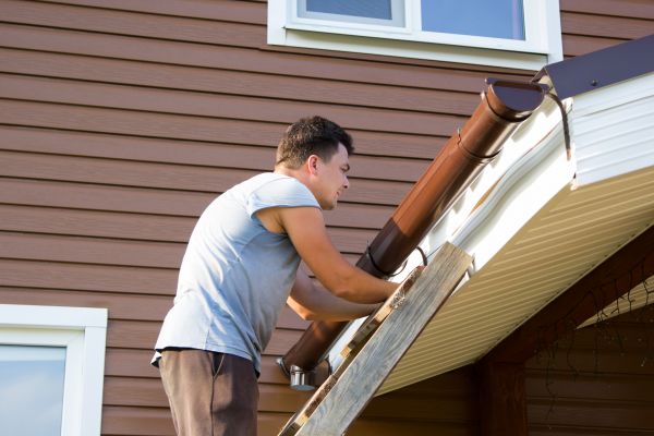 Porch Gutter Replacement in Sunbury