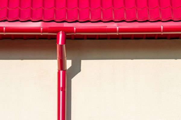 Barn Downspout Installation in Sunbury