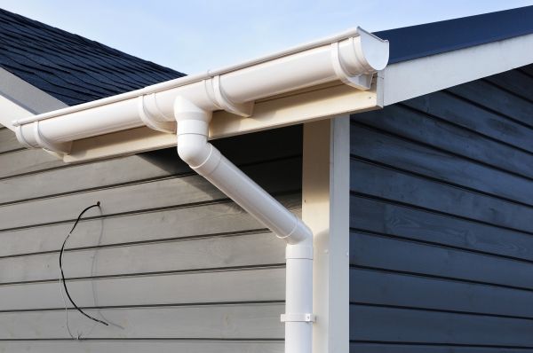 PVC Rain Gutter Installation in Sunbury