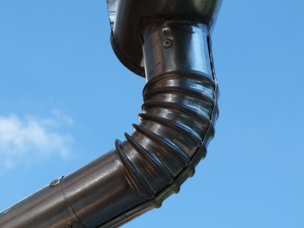 Metal Downspout Installation in Sunbury